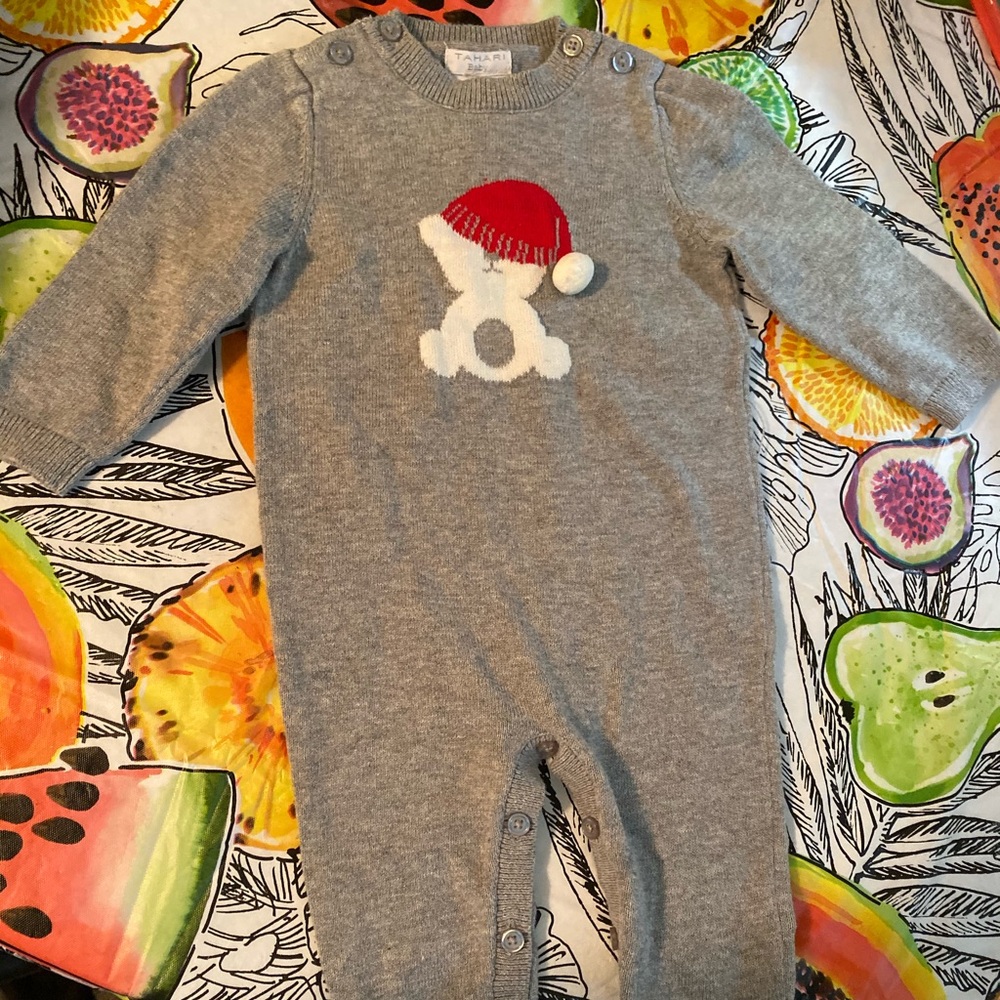Infant button up sweater jumper
